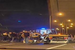 Ankara Çubuk Barajı Yakınlarında Meydana Gelen Trafik Kazasında Araç Takla Attı: Yaralılar Var