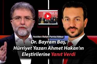 Pursaklar Belediye Başkan Adayı Dr. Bayram Baş'tan Ahmet Hakan'a Yanıt
