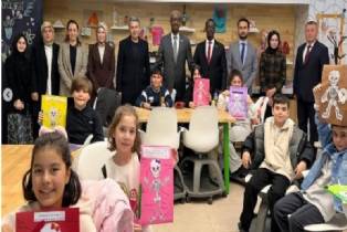 Bilim Pursaklar, Ruanda Cumhuriyeti Büyükelçisi ve Savunma Ataşesi'ni ağırladı.